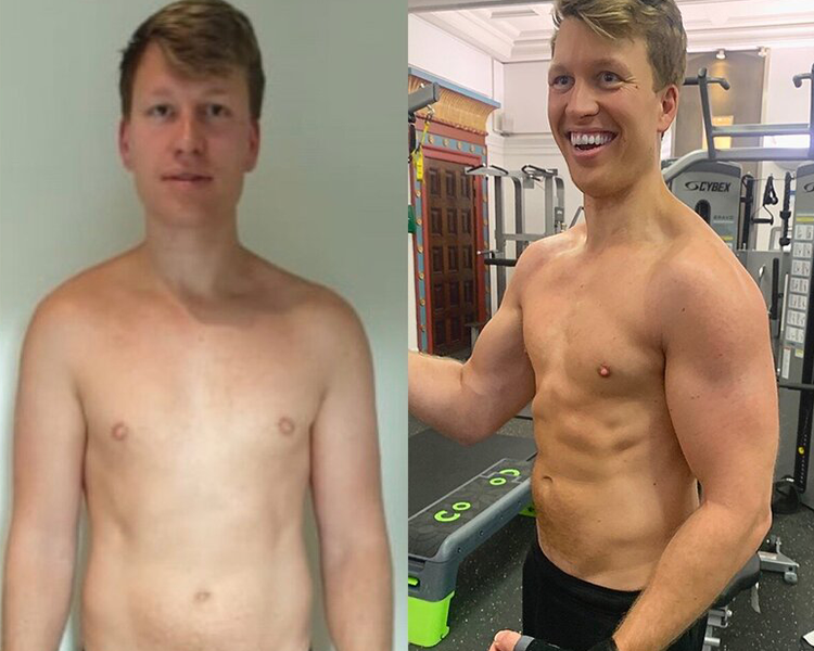 Client transformation – Conte Health & Fitness